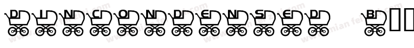 dincondensed b字体转换